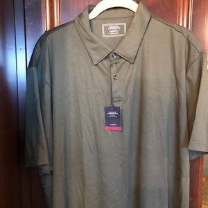Charles Tyrwhit men’s olive green polo XL